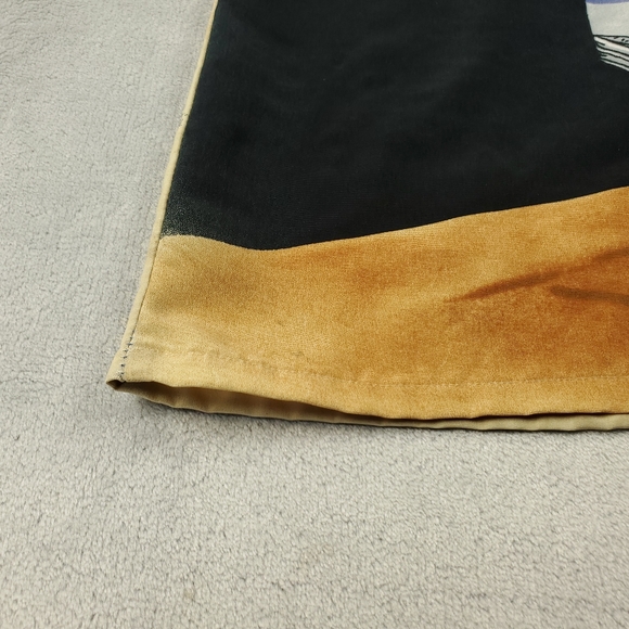 Vintage Up Ros Button Shirt Mens Large 90s Hip Hop Graffiti NYC Train Rap Camp - Picture 9 of 12